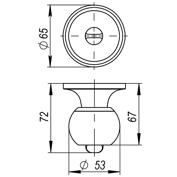 Ручка Ajax (Аякс) защелка DK682 AB-PS (6082 AB-P) (без фик.) бронза
