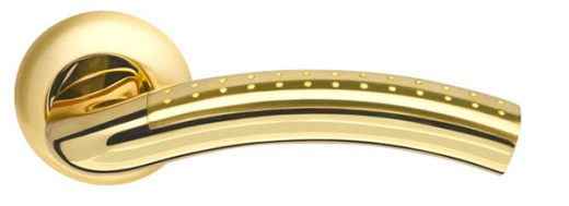 Ручка Armadillo (Армадилло) раздельная R.LD54.Libra26 (Libra LD26) SG/GP-4 матовое золото/золото